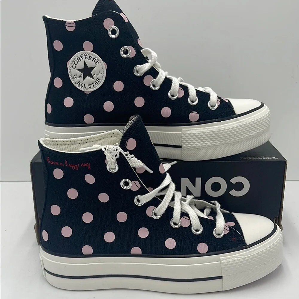 Converse WMNS High-Top Platform Sneakers A10688C
CTAS LIFT HI
BLACK/SUMMIT PINK - Picture 1 of 16